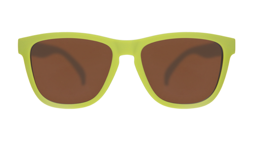 "Sells house, Buys Avocados |green traditional sunglasses with brown non reflective lenses | Limited Edition Farmers Market goodr sunglasses